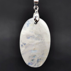 Labradorite Blanche - Pendentif Bélière - Cabochon