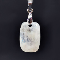 Labradorite Blanche - Pendentif Bélière - Cabochon