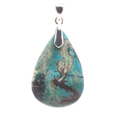 Shattuckite - Pendentif Bélière Argent
