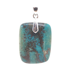 Shattuckite - Pendentif Bélière Argent