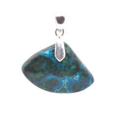 Chrysocolle - Pendentif Bélière Argent