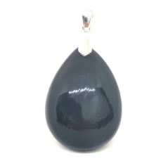 Obsidienne Oeil Céleste - Pendentif Bélière Argent