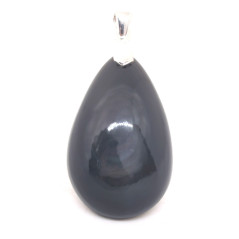 Obsidienne Oeil Céleste - Pendentif Bélière Argent