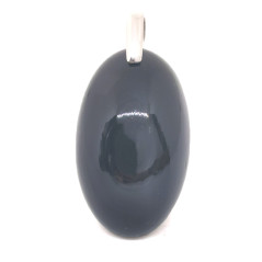 Obsidienne Oeil Céleste - Pendentif Bélière Argent