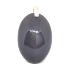 Obsidienne Oeil Céleste - Pendentif Bélière Argent