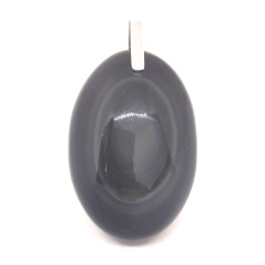 Obsidienne Oeil Céleste - Pendentif Bélière Argent