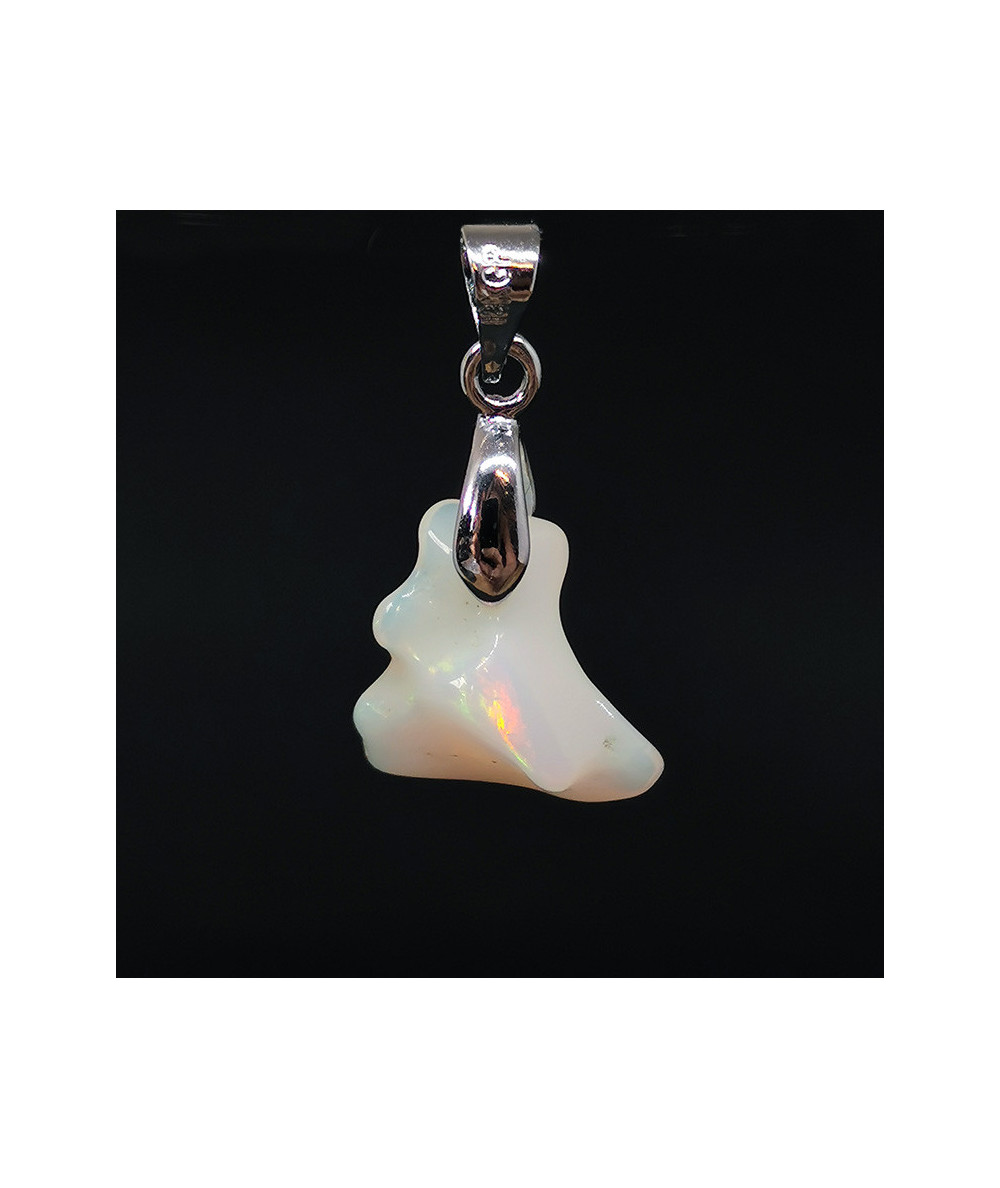 Opale Noble - Pendentif Bélière - Cabochon