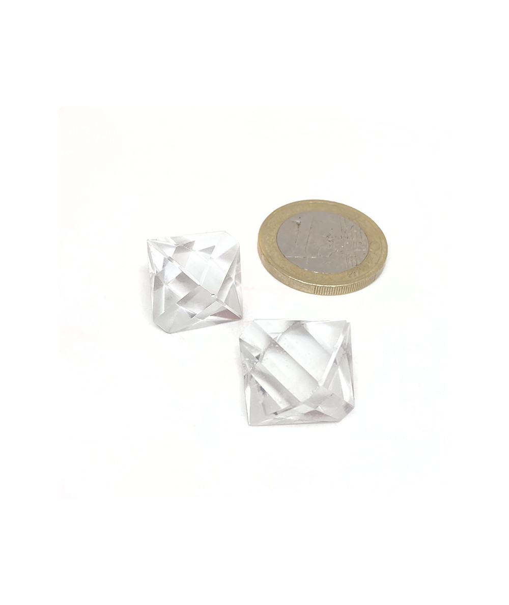 Cristal de Roche - Octaèdre - Petit Modèle