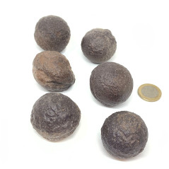 Moquis Balls (Moquis Marbles) - Pierre Brute - Paire