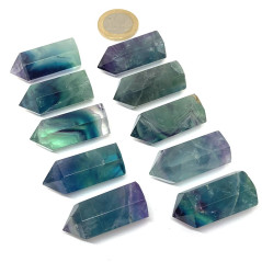 Fluorite (Fluorine) - Pointe Polie - Petit Modèle