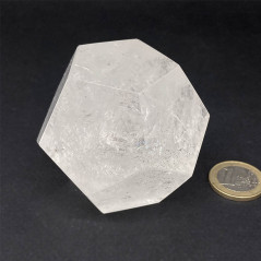 Cristal de Roche - Dodécaèdre (Solide de Platon)