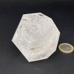 Cristal de Roche - Dodécaèdre (Solide de Platon)