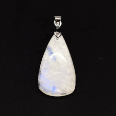 Labradorite Blanche - Pendentif Bélière - Cabochon