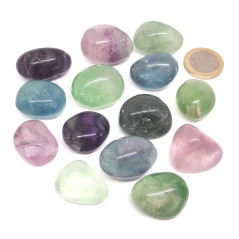 Fluorite (Fluorine) - Pierre Roulée