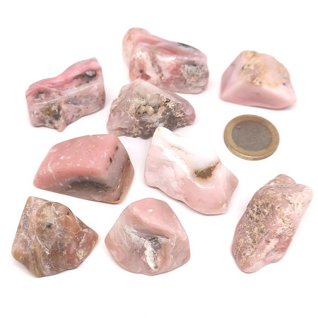 Opale Rose - Pierre Roulée