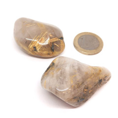 Quartz Rutile - Pierre Roulée