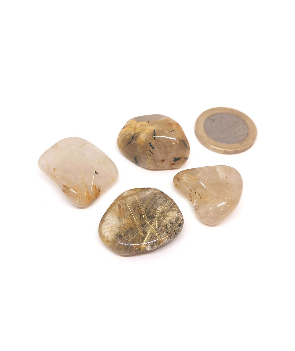Quartz Rutile - Pierre Roulée