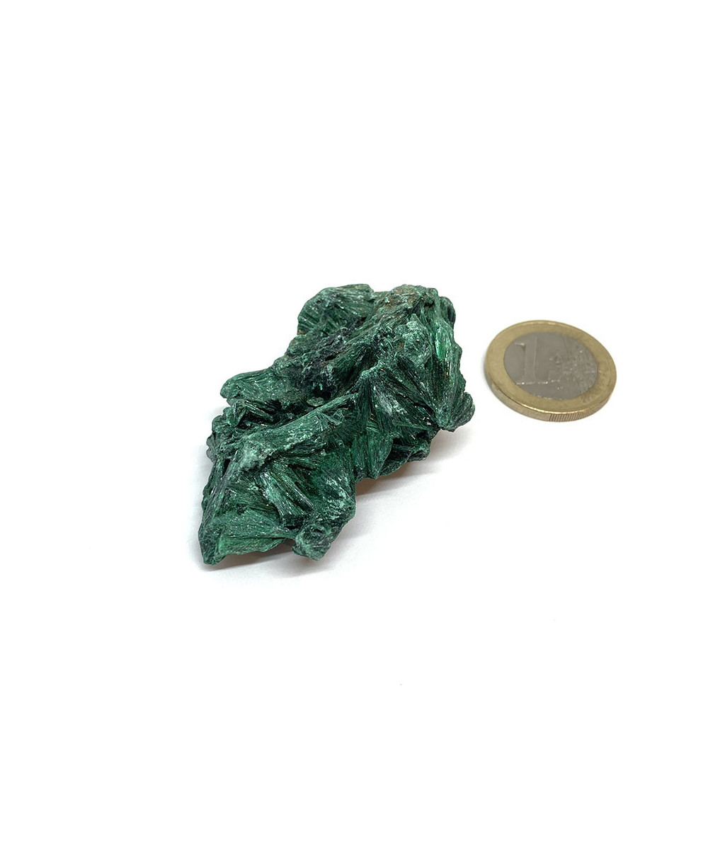Malachite Fibreuse - Pierre Brute