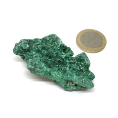 Malachite Fibreuse - Pierre Brute