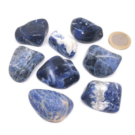 Image de sodalite en pierre roulée