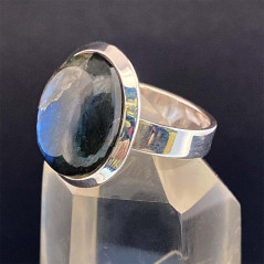 Labradorite - Bague Sertie Argent - AAA+