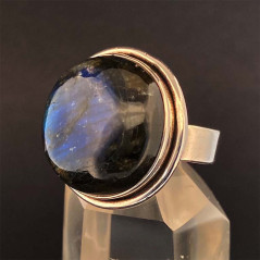 Labradorite - Bague Sertie Argent - AAA+