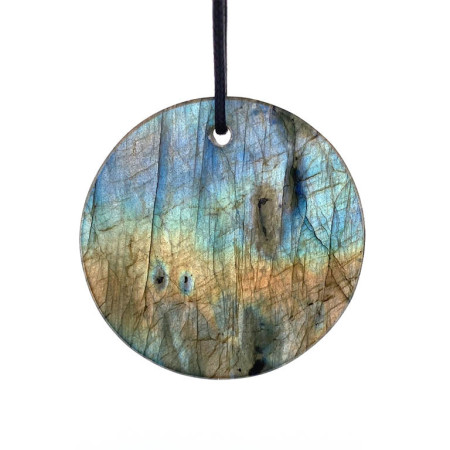Labradorite - Pendentif Pierre Percée