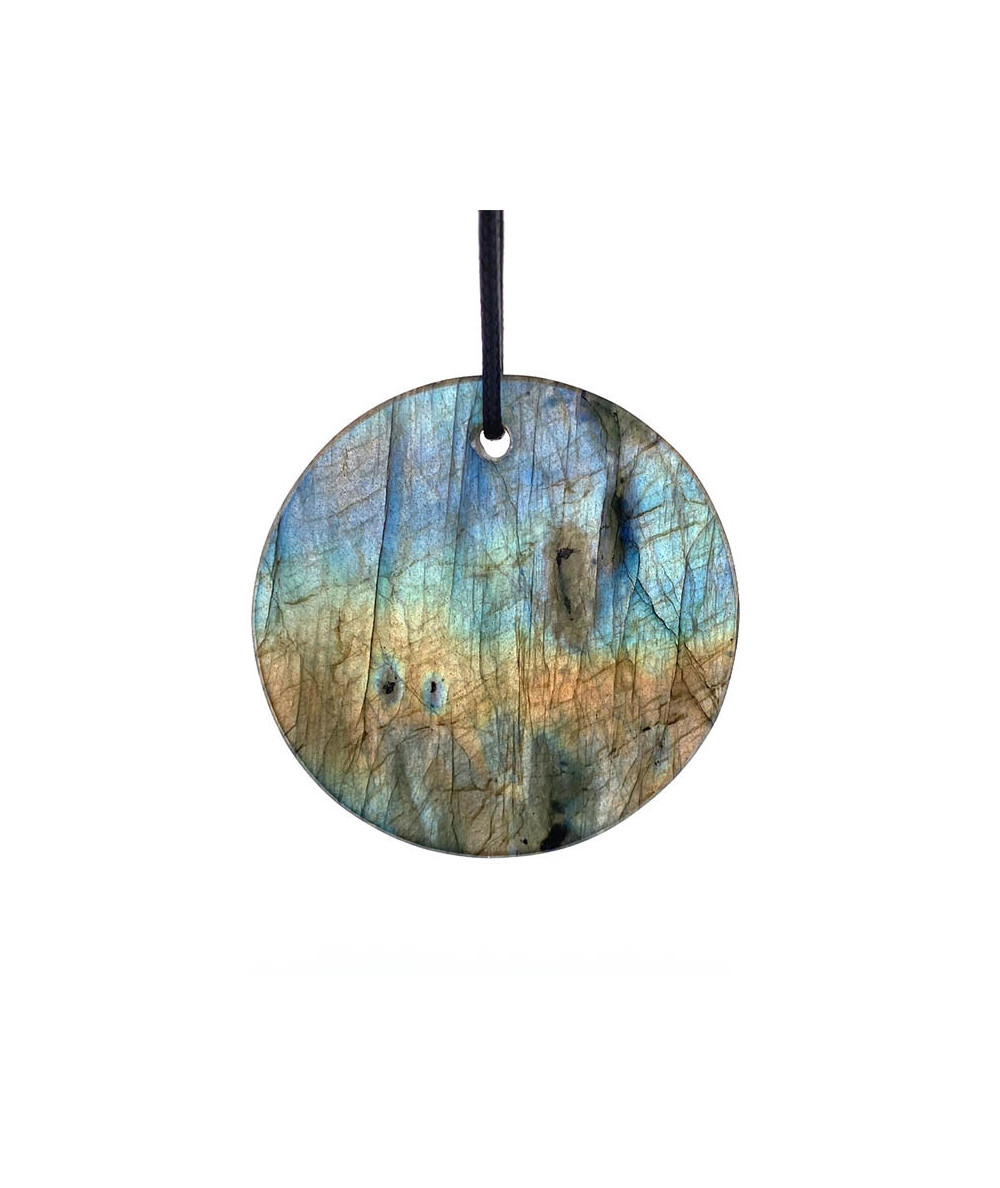 Labradorite - Pendentif Pierre Percée