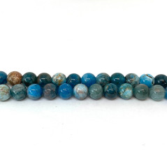 Apatite Bleue - Fil de Perles