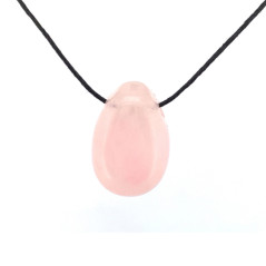 Quartz Rose - Pendentif Pierre Percée