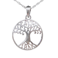 Pendentif Argent - Arbre de Vie