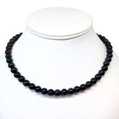 Obsidienne Oeil Céleste - Collier Boules 6 à 8 mm