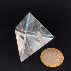 Cristal de Roche - Tétraèdre (Solide de Platon)