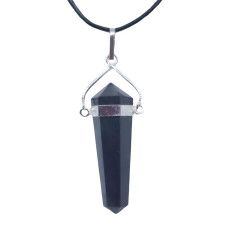 Shungite - Pendentif Bi-Terminé