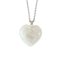 Cristal de Roche - Pendentif Coeur