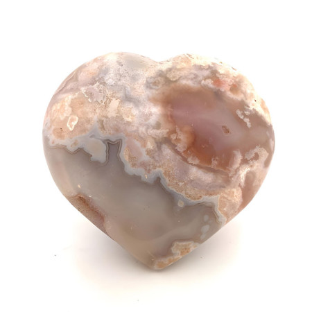 Agate Fleur - Coeur à Poser