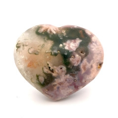 Agate Fleur - Coeur à Poser