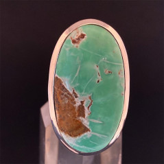Variscite - Bague sertie Argent - AAA+