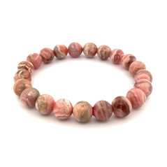 Rhodochrosite - Bracelet Boules 8 mm