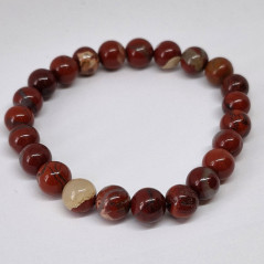 Jaspe Rouge - Bracelet Boules