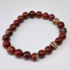 Jaspe Rouge - Bracelet Boules