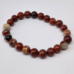 Jaspe Rouge - Bracelet Boules