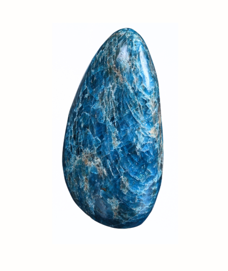 Image de forme libre en apatite bleue