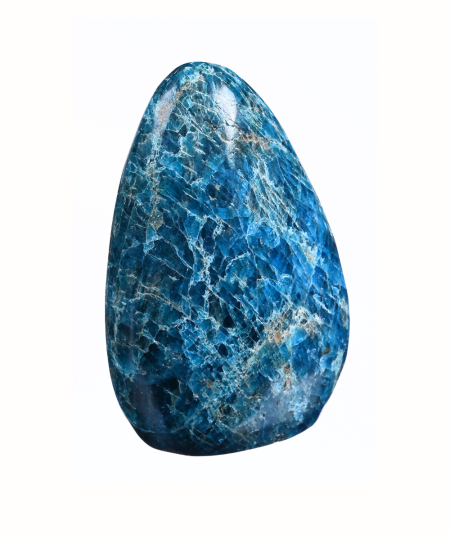 Image de forme libre en apatite bleue
