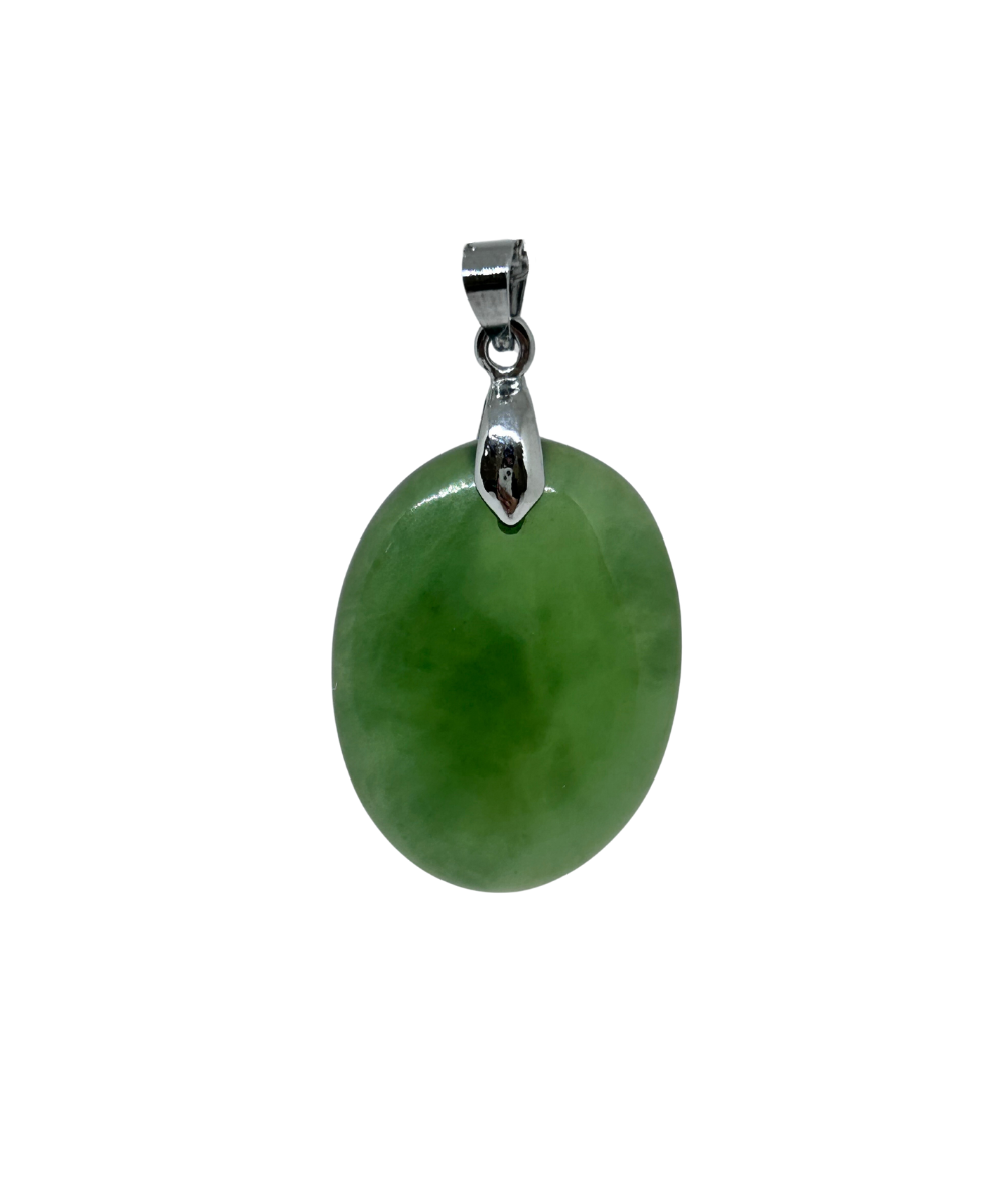pendentif bélière - jade néphrite