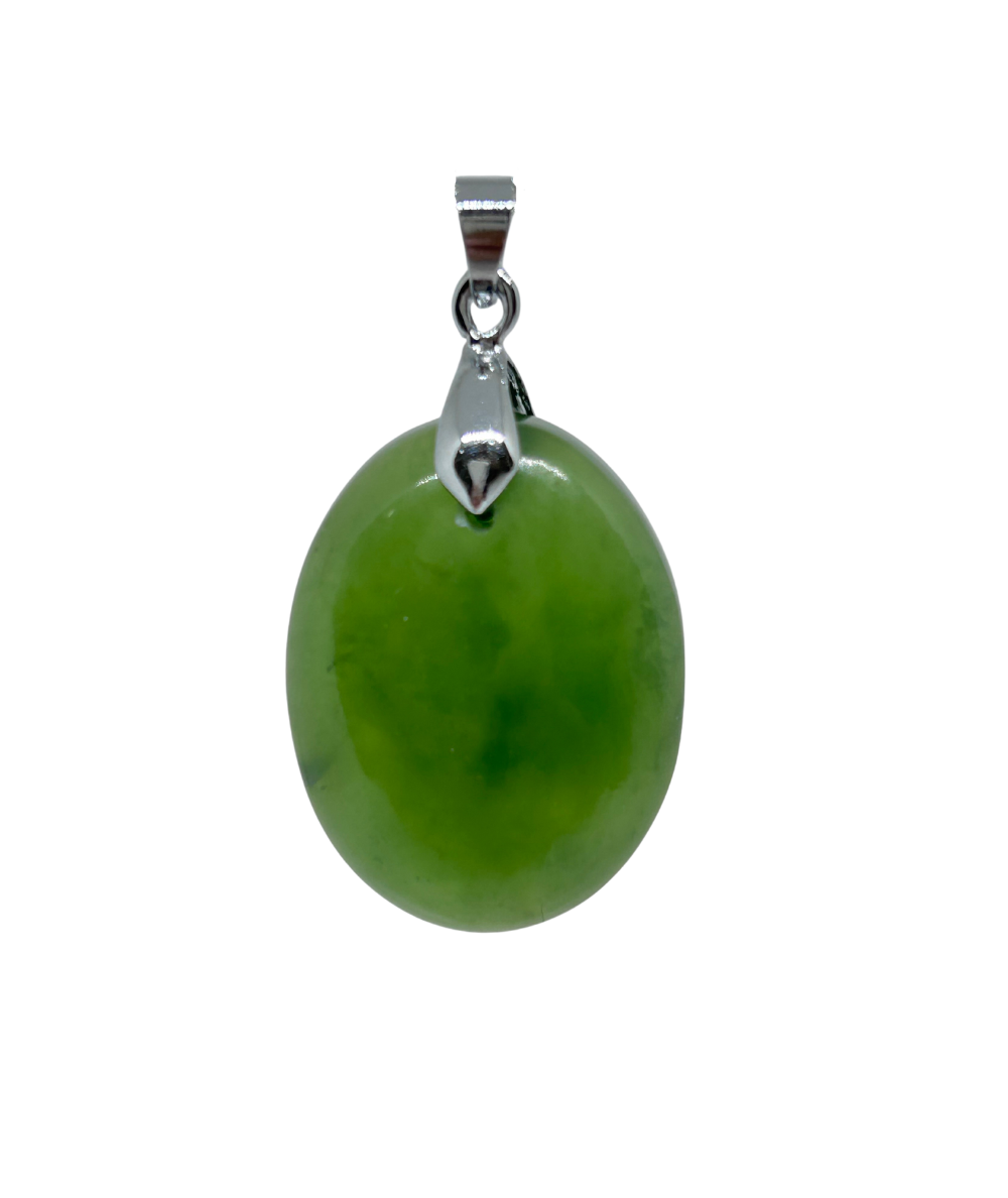 pendentif bélière - jade néphrite