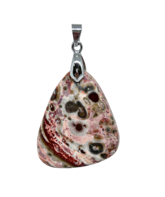 Jaspe léopard - Pendentif bélière