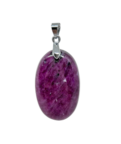 Rubis - pendentif bélière