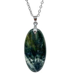Séraphinite (Clinochlore) - Pendentif Bélière
