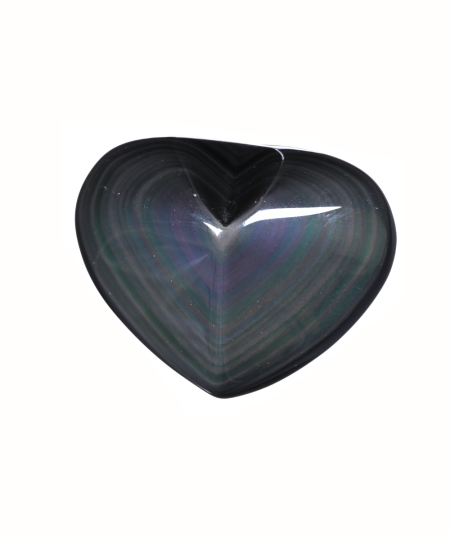 image de coeur à poser en obsidienne oeil céleste